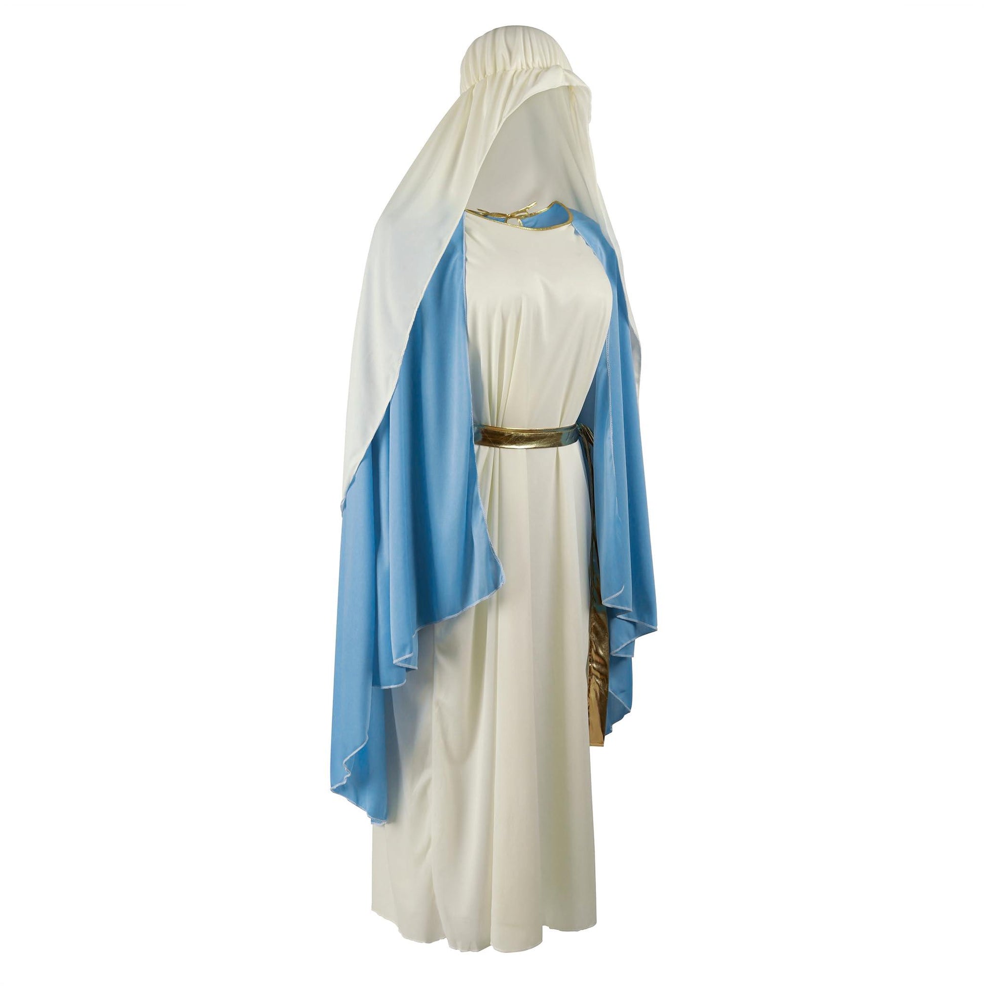 HOMELEX Mary the Virgin Mary Costume Biblical Jesus Adult Robe For Women Easter Saint Halloween Christmas Cosplay - HOMELEX