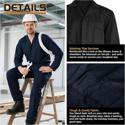 Adult Blue Costume Jumpsuit with Knives additional view 3