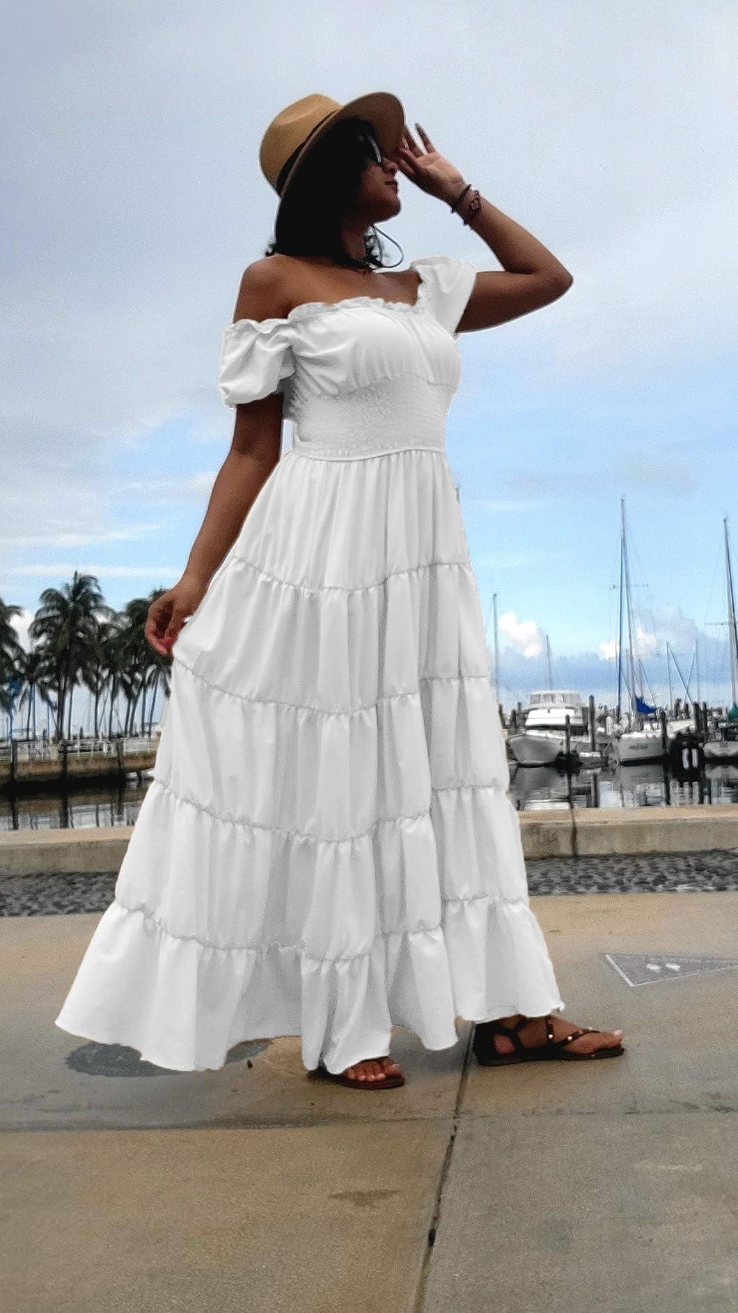 HOMELEX Renaissance Dress Women - Medieval Peasant Costume Plus Size Day of The Dead Dress - HOMELEX