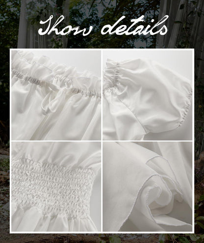 HOMELEX Renaissance Dress Women - Medieval Peasant Costume Plus Size Day of The Dead Dress - HOMELEX