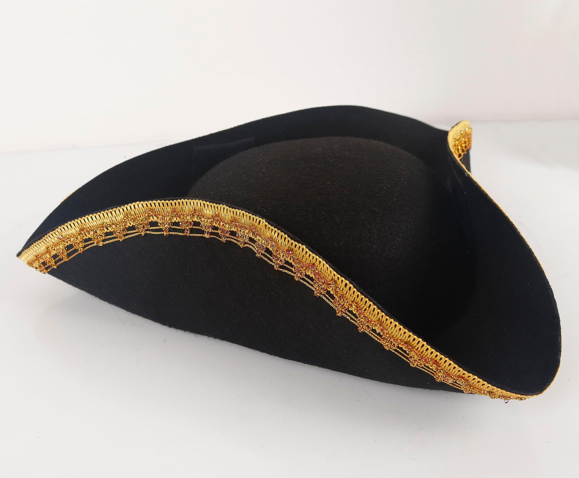 HOMELEX Authentic Pirate Hat for Adult Halloween Colonial Tricorn Costume Accessories - HOMELEX