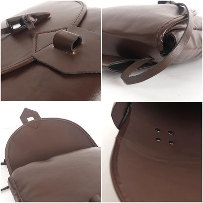 HOMELEX Renaissance Belt Pouch - Medieval Leather Bag for Halloween Faire Costume Accessories - HOMELEX