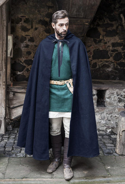 HOMELEX Medieval Hooded Cloak for Men - HOMELEX
