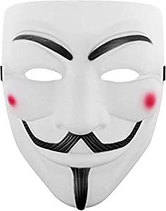 White Halloween Carnival Mask