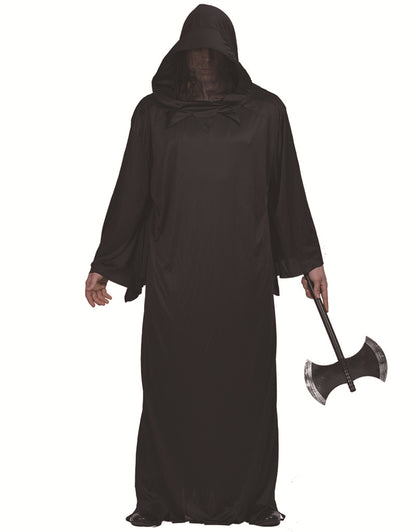 Black Hooded Cloak for Halloween and Cosplay