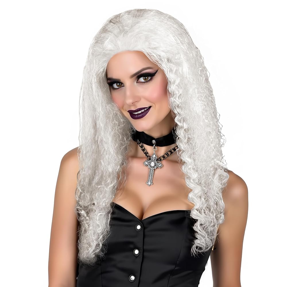 Silver Halloween Costume Wig