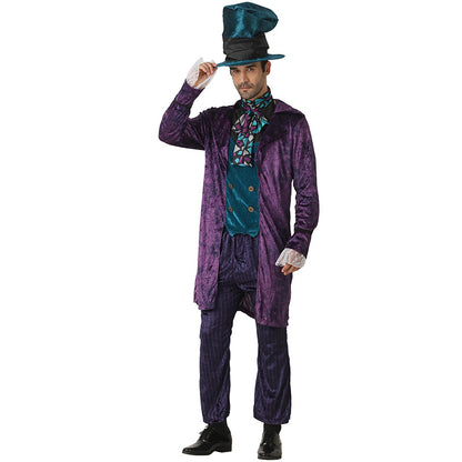 Theatrical Costume with Top Hat, Purple Ensemble