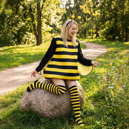 HOMELEX Bumble Bee Costume for Women Funny Animal Halloween Adult Costumes