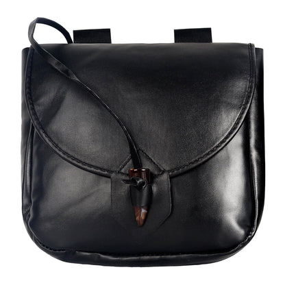 HOMELEX Renaissance Belt Pouch - Medieval Leather Bag for Halloween Faire Costume Accessories