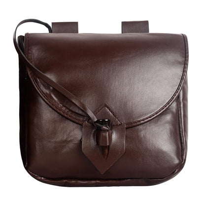 HOMELEX Renaissance Belt Pouch - Medieval Leather Bag for Halloween Faire Costume Accessories