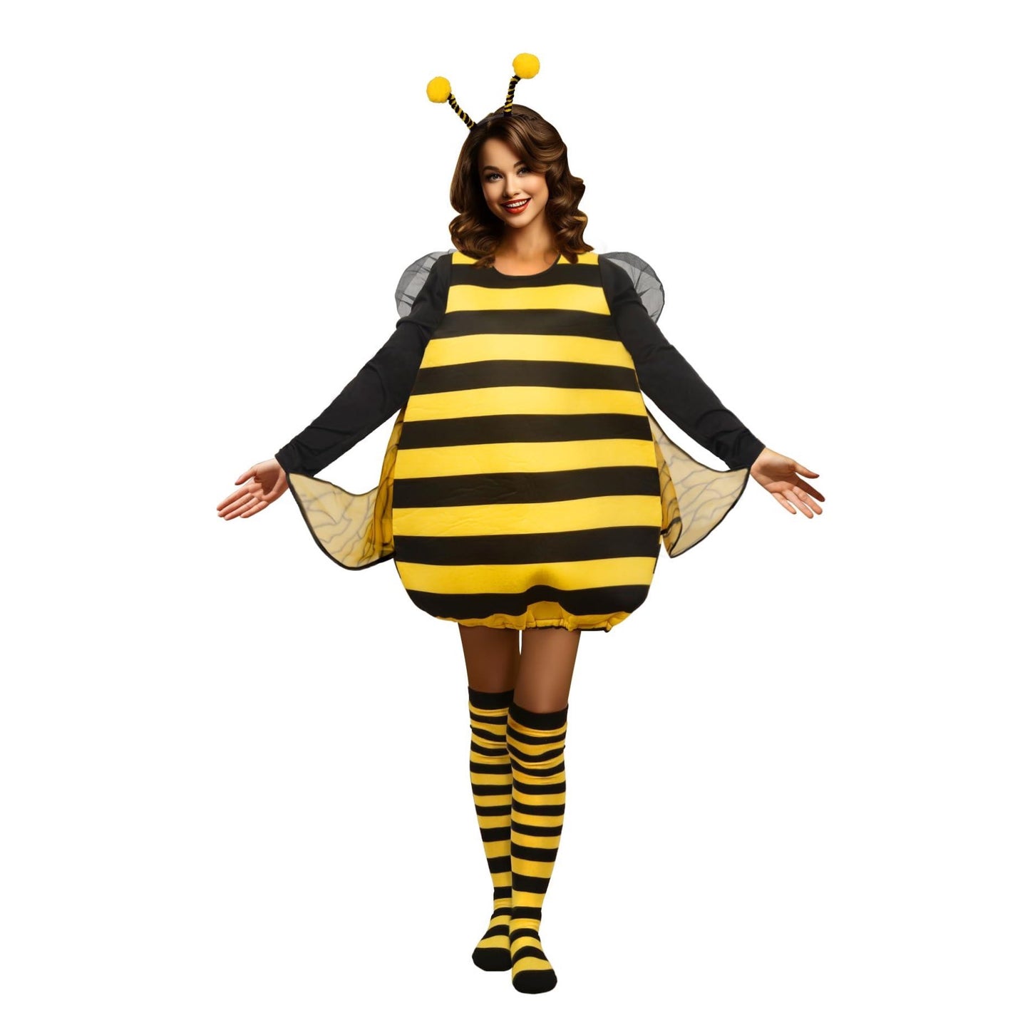 HOMELEX Bumble Bee Costume for Women Funny Animal Halloween Adult Costumes