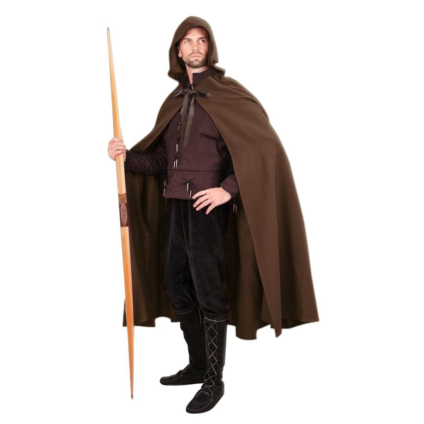 HOMELEX Medieval Hooded Cloak for Men