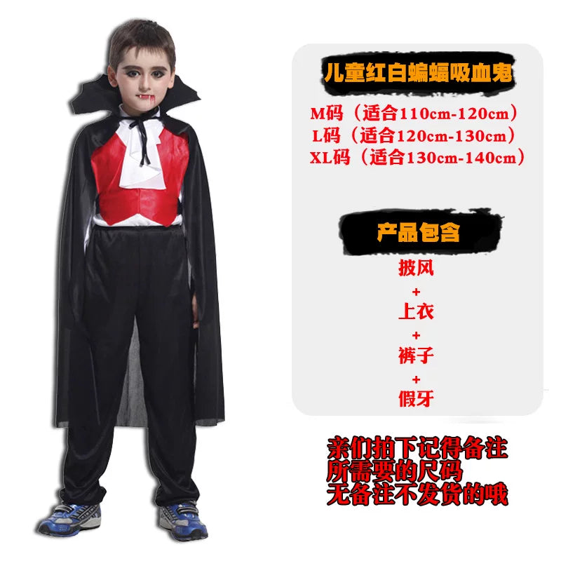 Kids' Vampire Costume for Halloween Party
