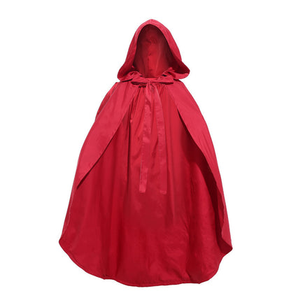 Red hooded cloak for children's cosplay
