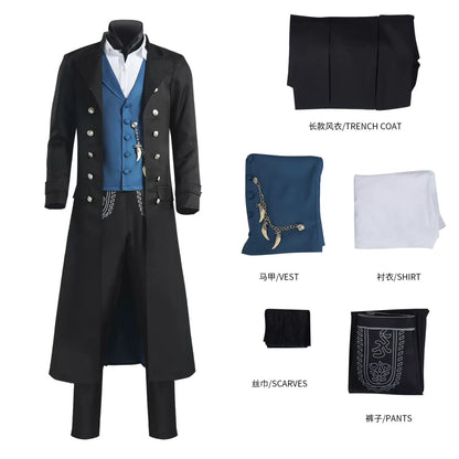 Grindelwald Cosplay Costume, 5 Pieces
