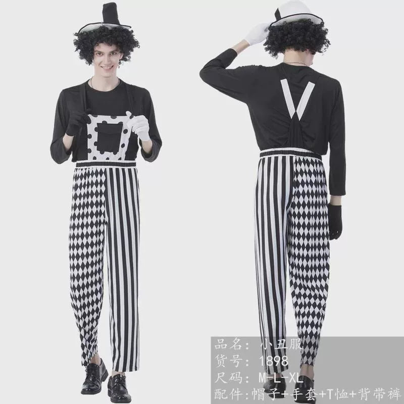 Vintage Circus Clown Costume