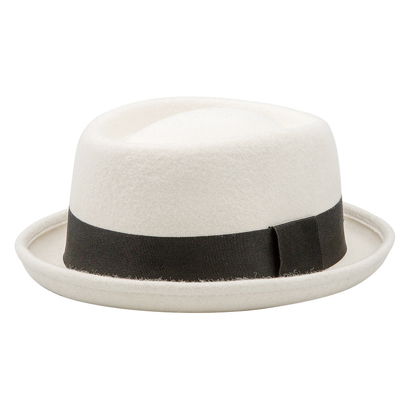 Ivory Carnival Fedora Hat