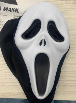 Halloween Masquerade Mask with Black Mesh