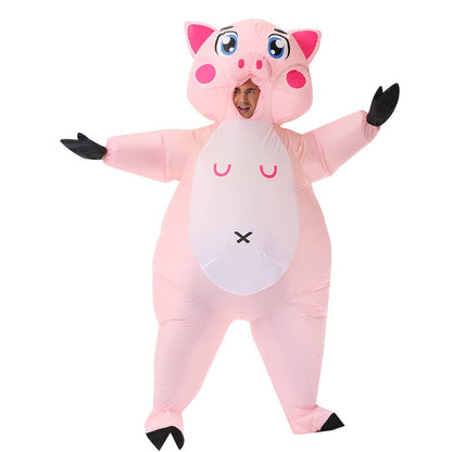 Inflatable Pig Costume for Parties and Halloween