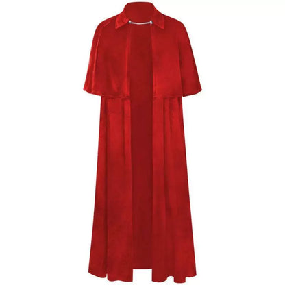 Red vampire costume cape for cosplay