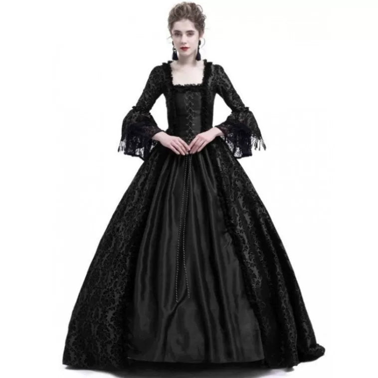 Gothic Victorian-style lace dress