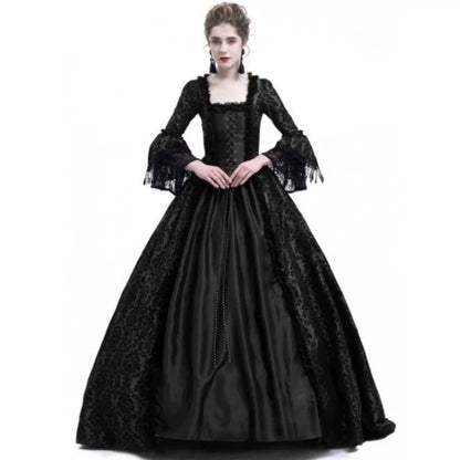 Gothic Victorian-style lace dress