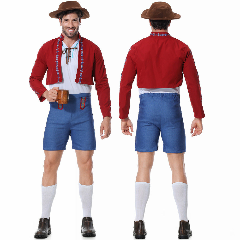 Oktoberfest-style carnival costume with hat