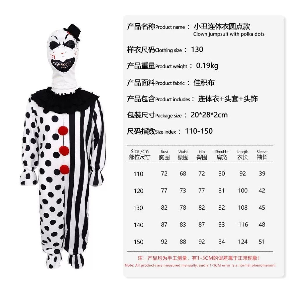 Halloween and Stage Clown Costume