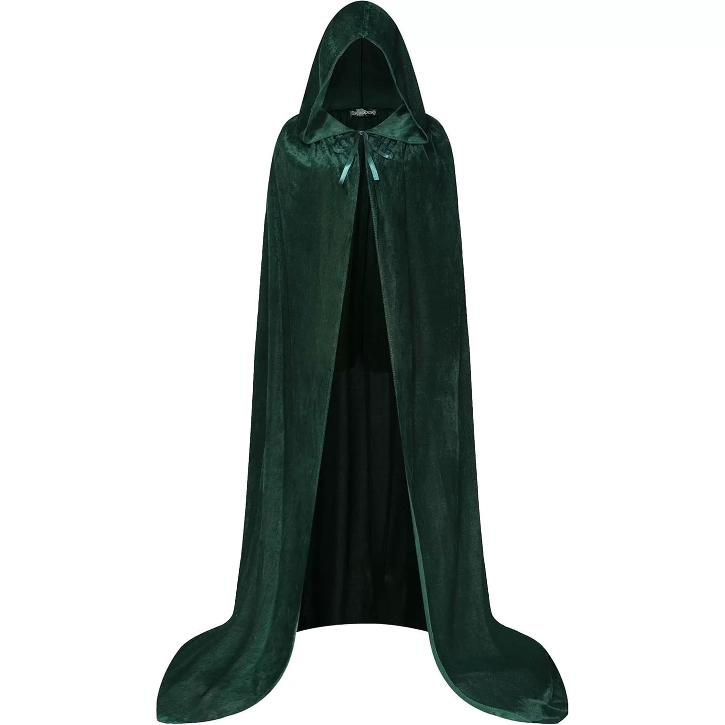 Green Gothic Carnival Cloak with Hood