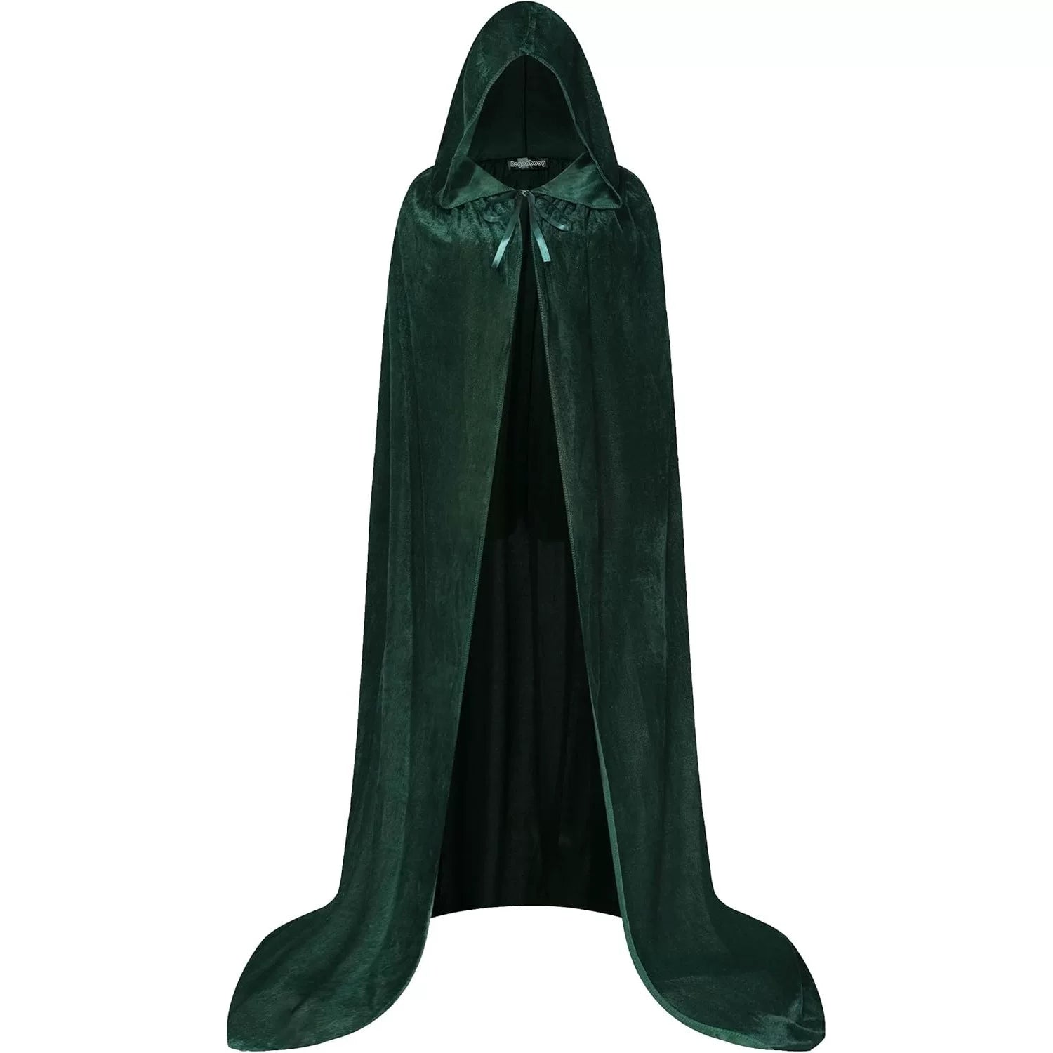 Green Gothic Carnival Cloak with Hood