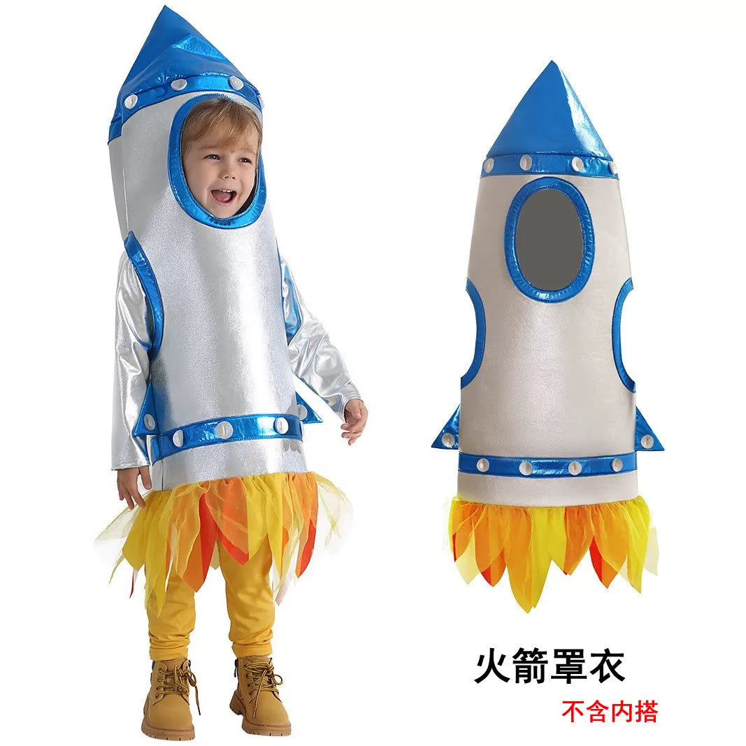 Children's Rocket Costume with Hood for Parties