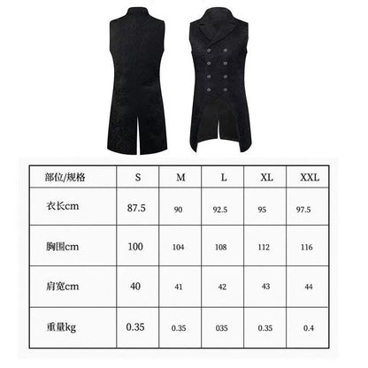 Classic Sleeveless Vest with Jacquard Pattern