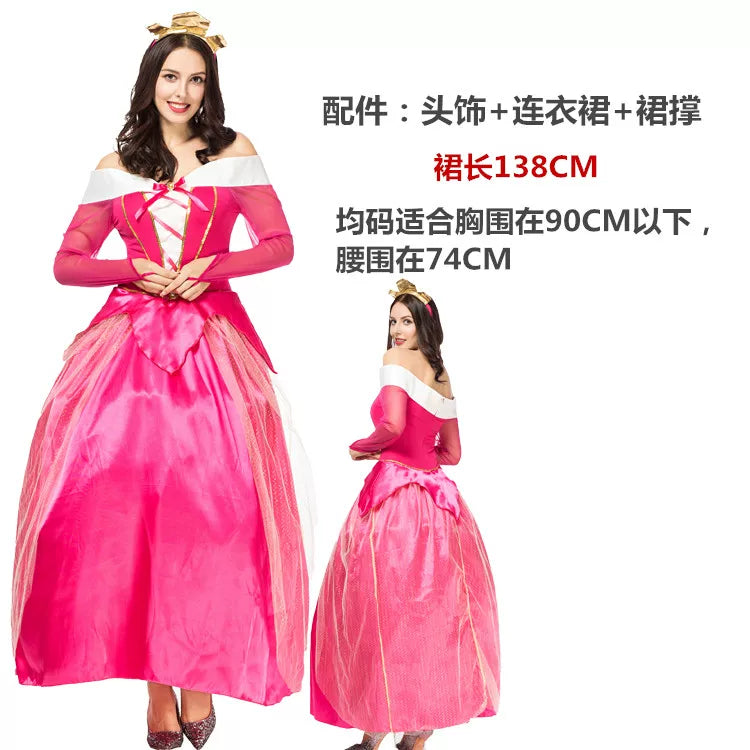 Princess costume with corset and tiara