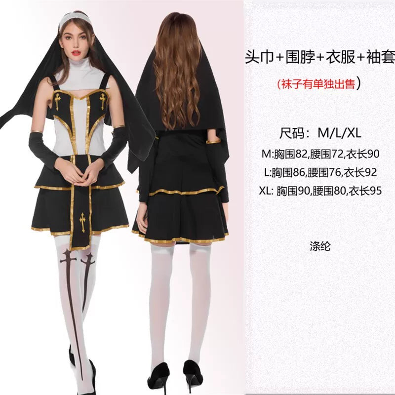 Monastic-style costume for cosplay and Halloween