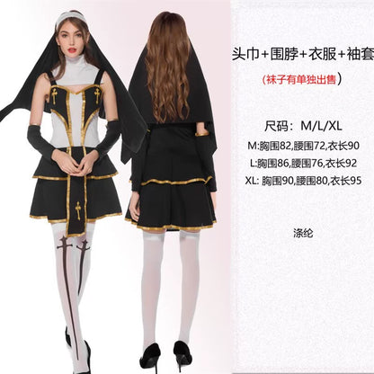 Monastic-style costume for cosplay and Halloween