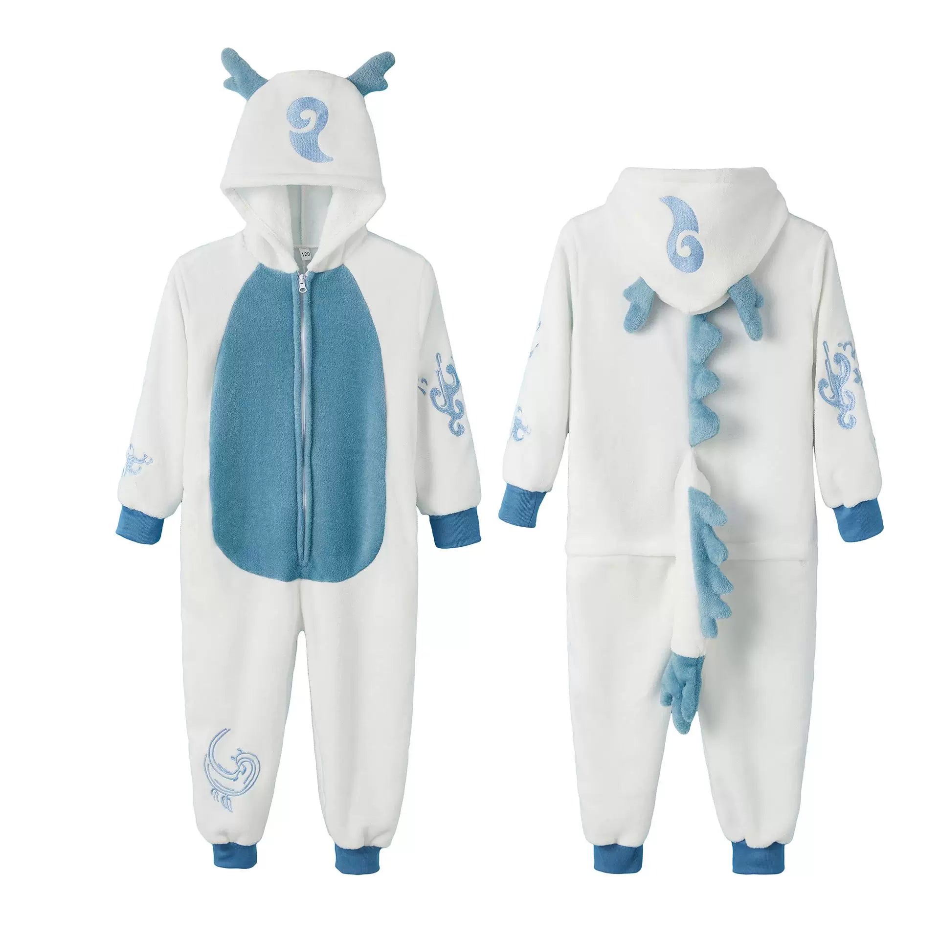Children's Hooded Dragon Jumpsuit Costume