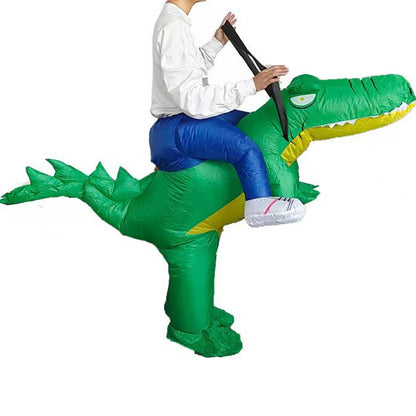 Inflatable crocodile costume for Halloween and parties