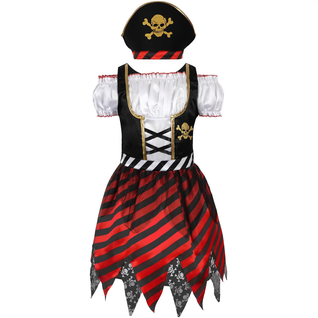 Pirate Dress Costume with Hat