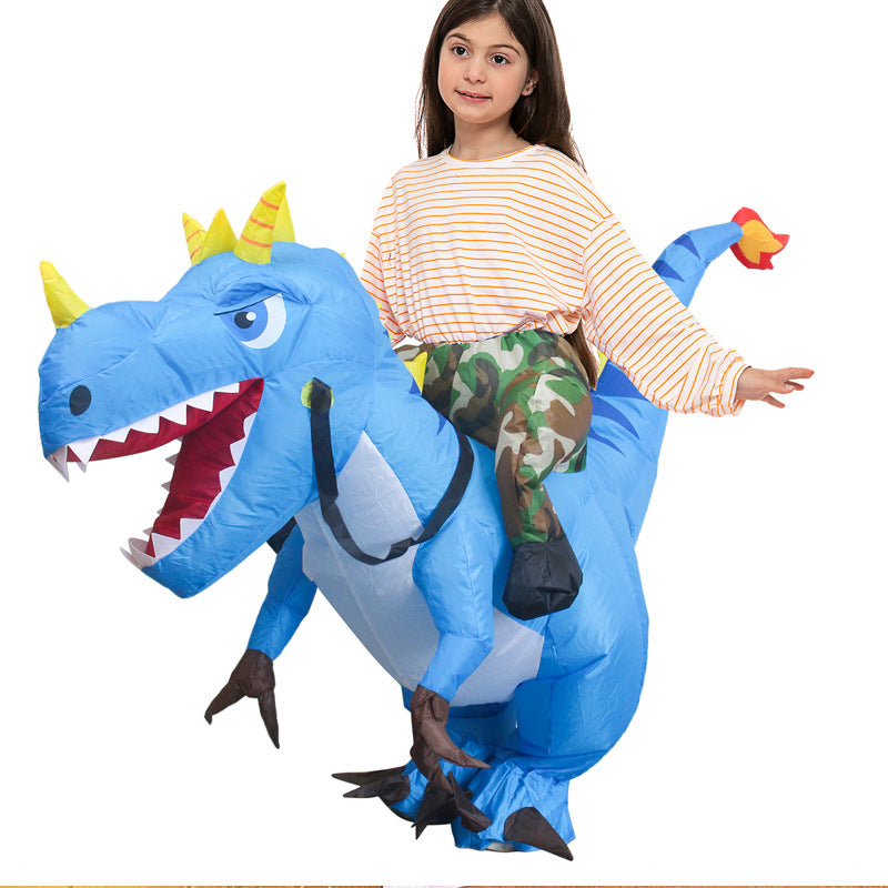 Inflatable Triceratops Costume for Carnival and Cosplay