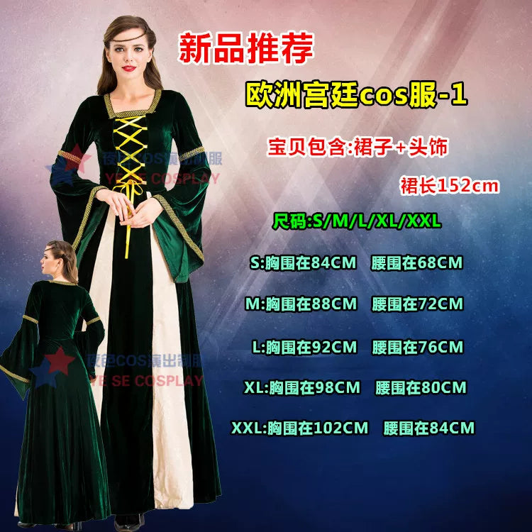 Vampire Costume: Medieval Cosplay Dress