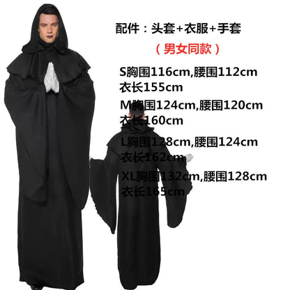 Gothic Hooded Cloak Costume