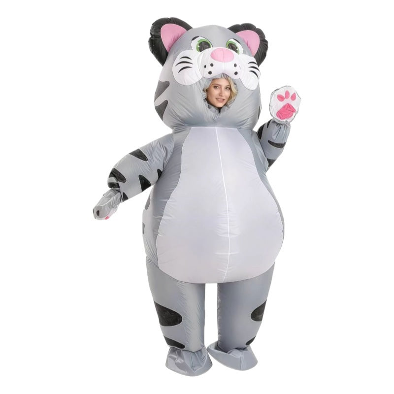 Inflatable Cat Costume for Halloween and Parties