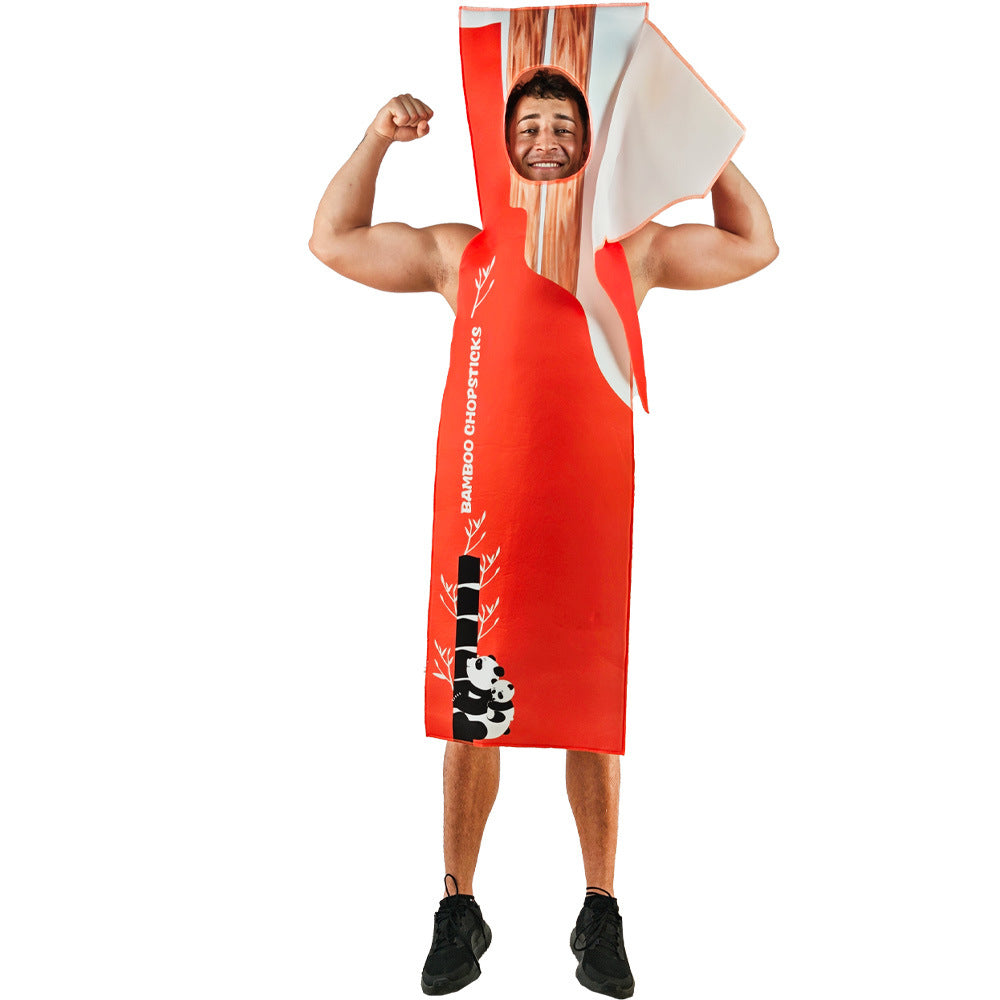 Bamboo Chopsticks Carnival Costume for Halloween