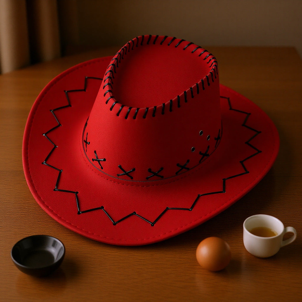 Carnival Cowboy Hat with a Wide Brim
