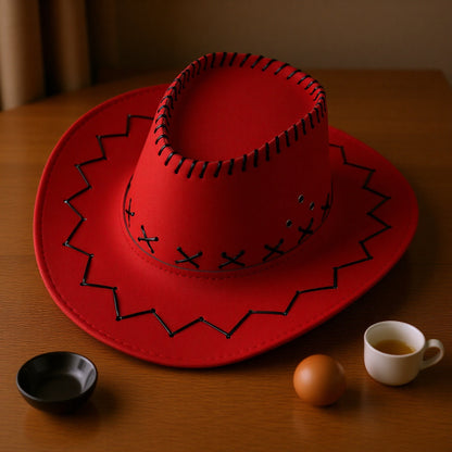 Carnival Cowboy Hat with a Wide Brim