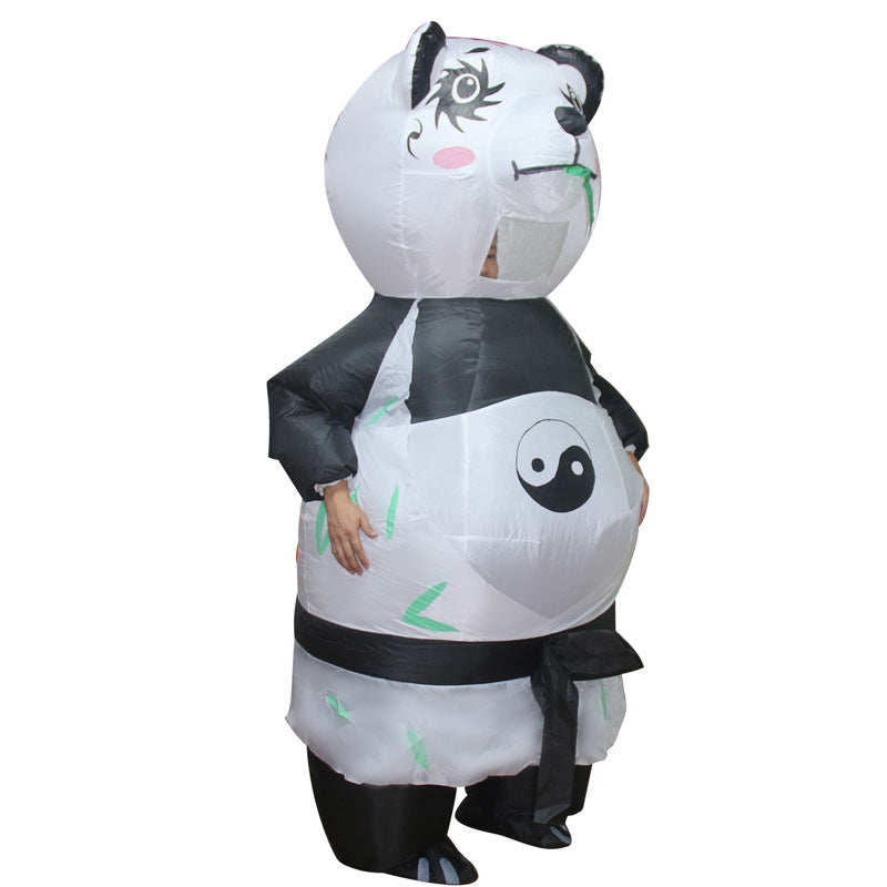 Inflatable panda costume for parties and performances