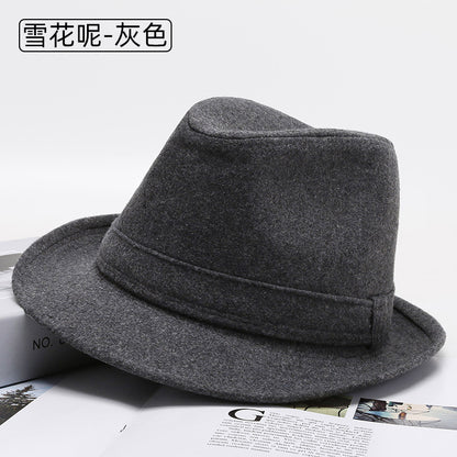 Carnival fedora hat with decorative ribbon
