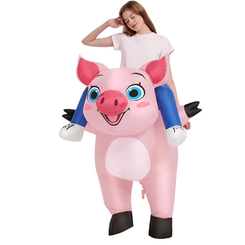 Inflatable Pig Costume for Parties and Halloween