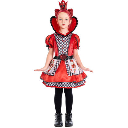 Red Queen Costume with Crown