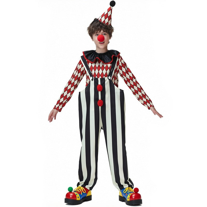 Clown Costume with Hat and Nose
